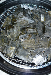 長谷燻鍋で樺太昆布の燻製Ver.2