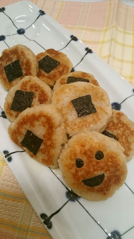 こぶおろしレンコンdeもっち☆磯辺焼き