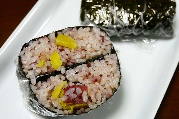簡単 おにぎりころころ 薩摩芋ご飯 レシピ 作り方 By だんどり亭 クックパッド 簡単おいしいみんなのレシピが354万品