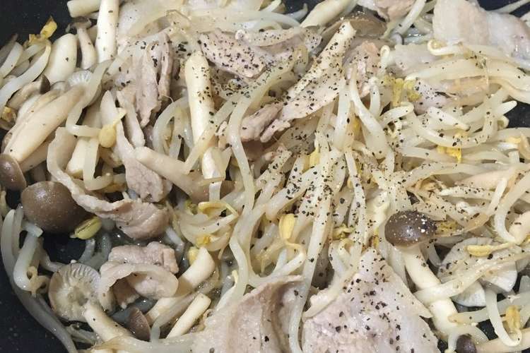 豚もやしきのこ炒め 糖質制限 レシピ 作り方 By やっぴぃ 21 クックパッド 簡単おいしいみんなのレシピが355万品