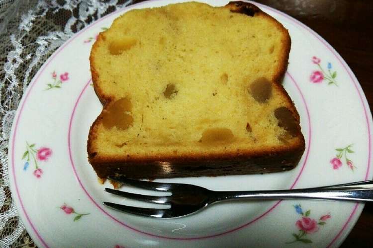 栗鹿の子を入れたパウンドケーキ レシピ 作り方 By トッチのママ クックパッド