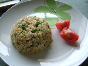オイマヨ♪野菜チャーハン