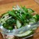 水菜と胡瓜とツナのサラダ