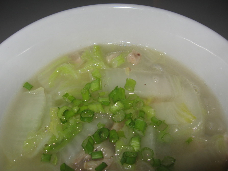 早いよ！シャキシャキ白菜の中華スープの画像