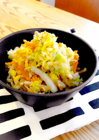 白菜とツナのナムル風サラダ