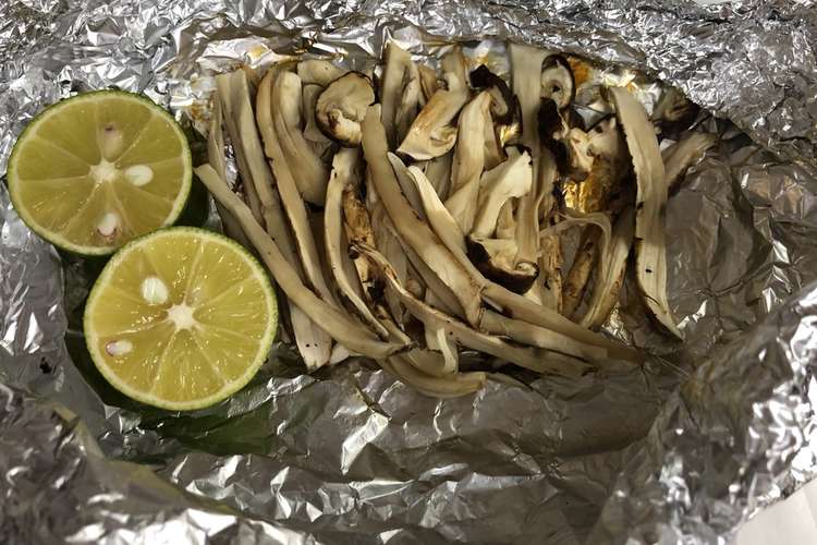 フライパンで超簡単 松茸のホイル焼き レシピ 作り方 By クックmyaqca クックパッド