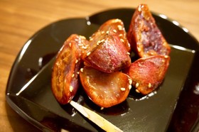 紫いもで大学芋