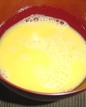 あっと言う間に★サラサラの溶き卵
