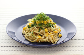 鰹でんぶの和風パスタ
