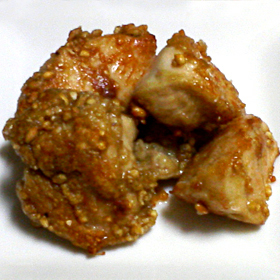 焼いてから揚げ