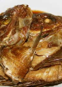 鯛のアラ煮
