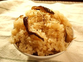 シイタケご飯