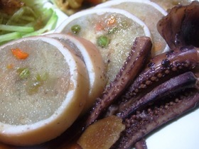 活力鍋で イカのおろしジャガ詰め煮