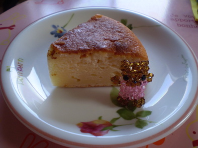 ヨーグルト消費☆さわやかベイクドケーキの写真