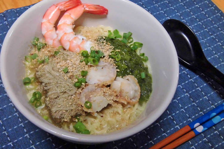 とろろ昆布とめかぶのwとろみラーメン レシピ 作り方 By Minly3 クックパッド 簡単おいしいみんなのレシピが355万品