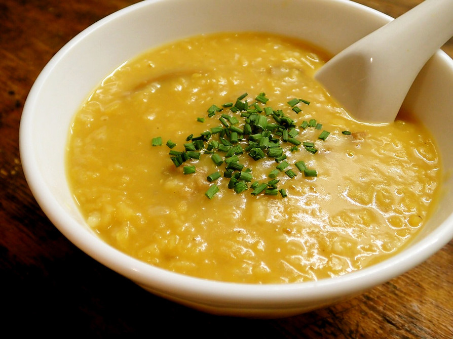 レンズ豆と干しきのこの味噌スープの画像