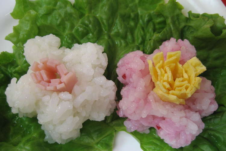 お花おにぎり キャラ弁 レシピ 作り方 By ちびみみぃ クックパッド 簡単おいしいみんなのレシピが372万品