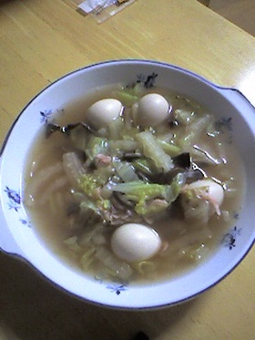 あったまる白菜と桜えびのスープ