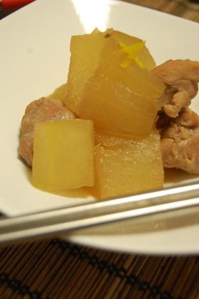 『冬瓜と鶏の八方柚子だし』