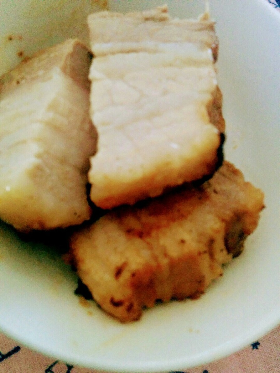 豚バラブロック肉バーベキュー味☆オーブンの画像