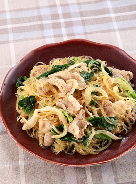 豚肉と春雨の甘酢炒め