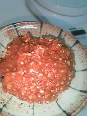 なす味噌のみそ
