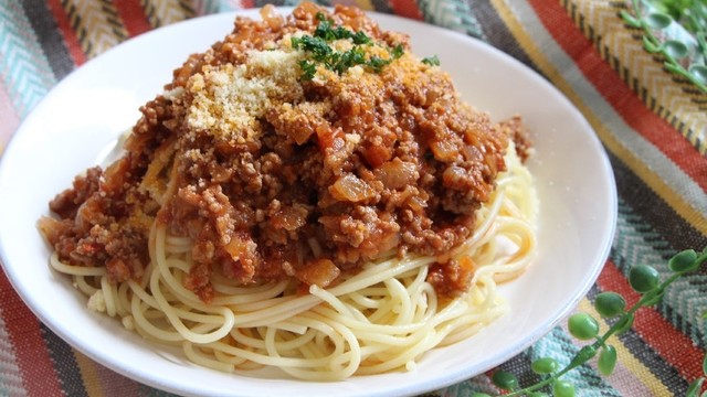 たっぷり食べよう 自家製ミートソース レシピ 作り方 By 3姉妹母ちゃんmin クックパッド 簡単おいしいみんなのレシピが352万品