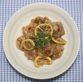 ガッツリ系男の料理☆鶏肉のドライレモン煮