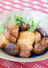 豚肉と甘栗の中華風煮物