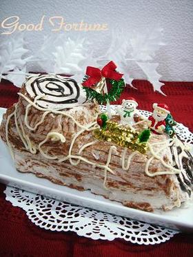 ビスケットで作る☆超簡単ブッシュドノエル
