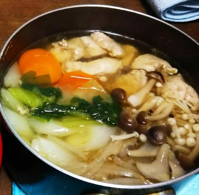 【冬】鶏塩鍋の写真