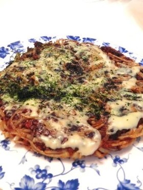 ジャガイモと肉味噌のガレット