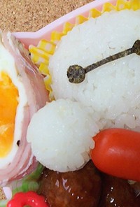 お弁当の隙間にオススメ！レンジでハム卵♪