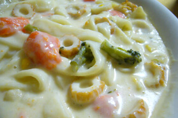 残りのシチューdeうどん レシピ 作り方 By トコママ クックパッド 簡単おいしいみんなのレシピが352万品