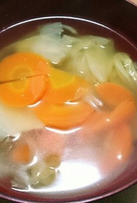 野菜コンソメスープ☆冬にぴったり！☆