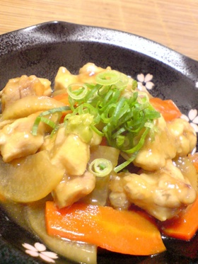 大根と鶏肉の治部煮風