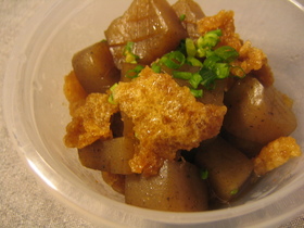 面倒くさがりな私と蒟蒻と油揚げ