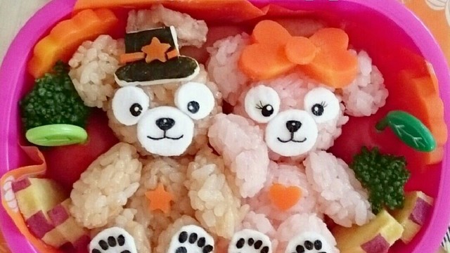 キャラ弁 ダッフィーのハロウィン弁当 レシピ 作り方 By Zun Ko クックパッド 簡単おいしいみんなのレシピが357万品