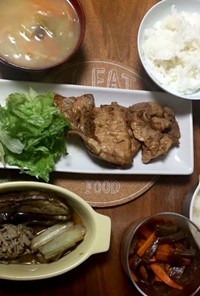 タモリ風生姜焼き