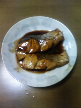 ブリが無かったんで・・ひらすで照り焼き