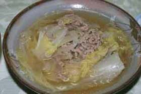 白菜とミンチの重ねスープ煮