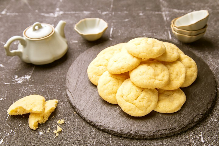 セモリナ粉の中華風クッキーの画像