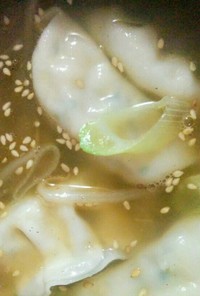 餃子スープ☆即席ワンタンスープ☆簡単