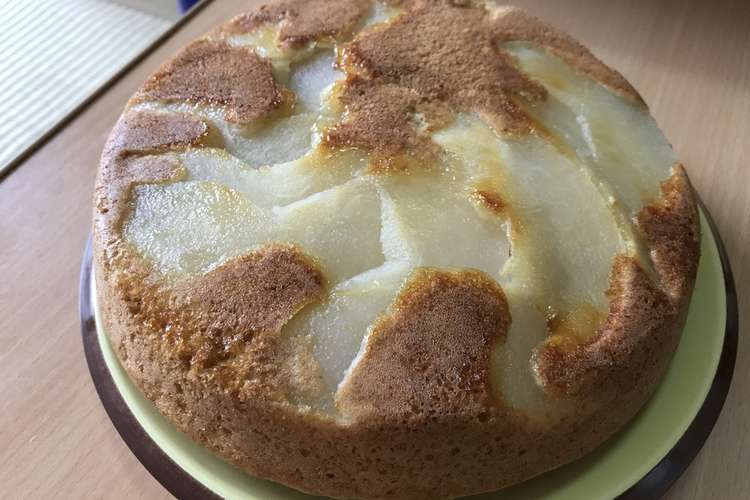 炊飯器で梨ケーキ レシピ 作り方 By なつぼうママ クックパッド