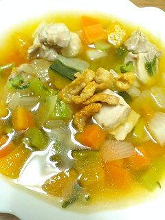チキン＆野菜スープの画像