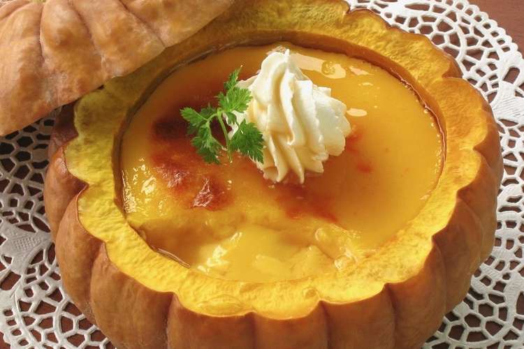 会津小菊南瓜の丸ごと焼きプリン レシピ 作り方 By 福島県 クックパッド 簡単おいしいみんなのレシピが357万品