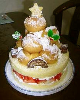 クリスマスケーキデコレーション