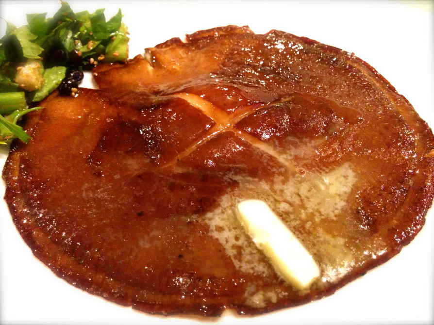 原木椎茸のステーキの画像