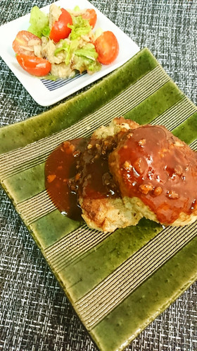 エリンギ入り秋の豚バーグ