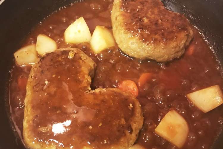 簡単 失敗しない 煮込みハンバーグ レシピ 作り方 By 311mama クックパッド 簡単おいしいみんなのレシピが352万品